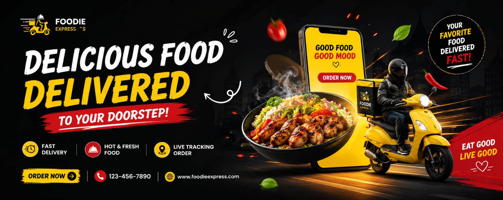Foodie Express – Delicious Food Delivered